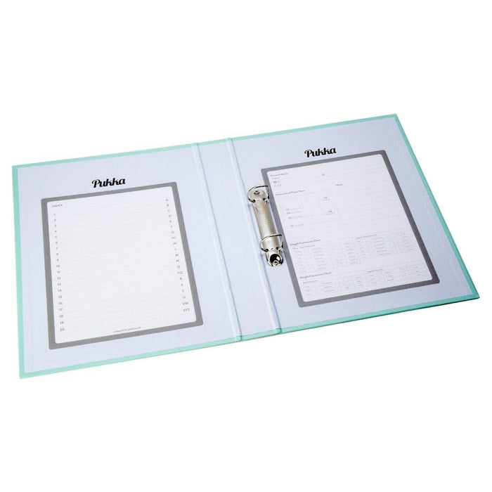Pukka Pastel Green Ring Binder