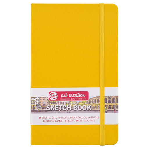 Talens Art Creation Sketchbook Golden Yellow 13 x 21 cm 140 g, 80 sheets