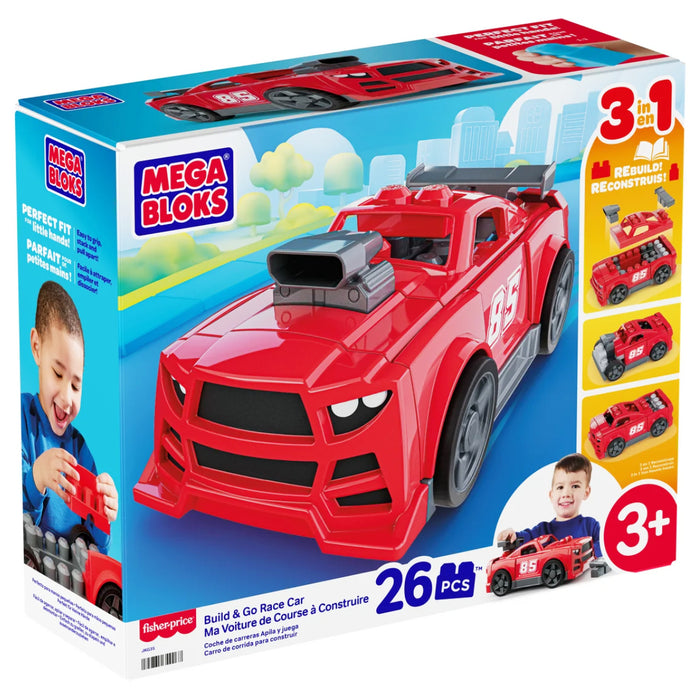 Fisher-Price Mega Bloks Build & Go Race Car