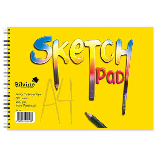 Silvine Sketch Pad A4