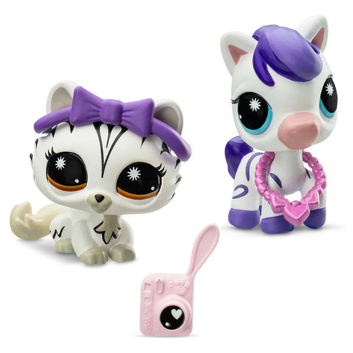 Littlest Pet Shop Pet Pair Series 4 Stylin Stripes Figures