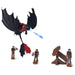 How to Train Your Dragon Trial of Flame Blazing Battles Toothless Cannon Blast Playset