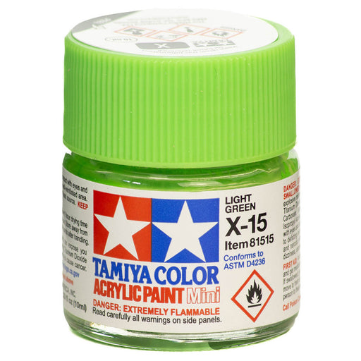 Tamiya Color Acrylic Paint Mini X-15 Light Green