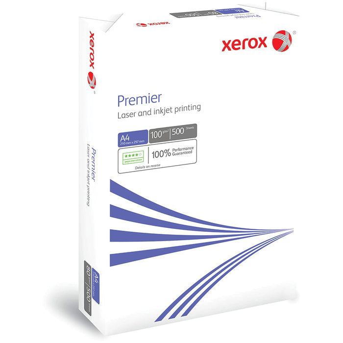 Xerox Premier Laser and Ink Jet Printing A4 Paper 100gsm 500 Sheets