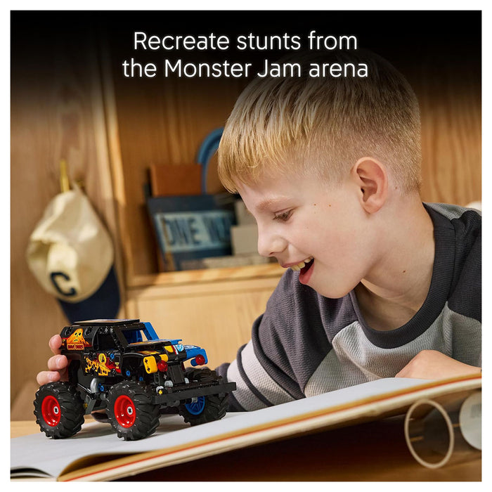 LEGO Technic Monster Jam Grave Digger Fire and Ice Truck Building Set