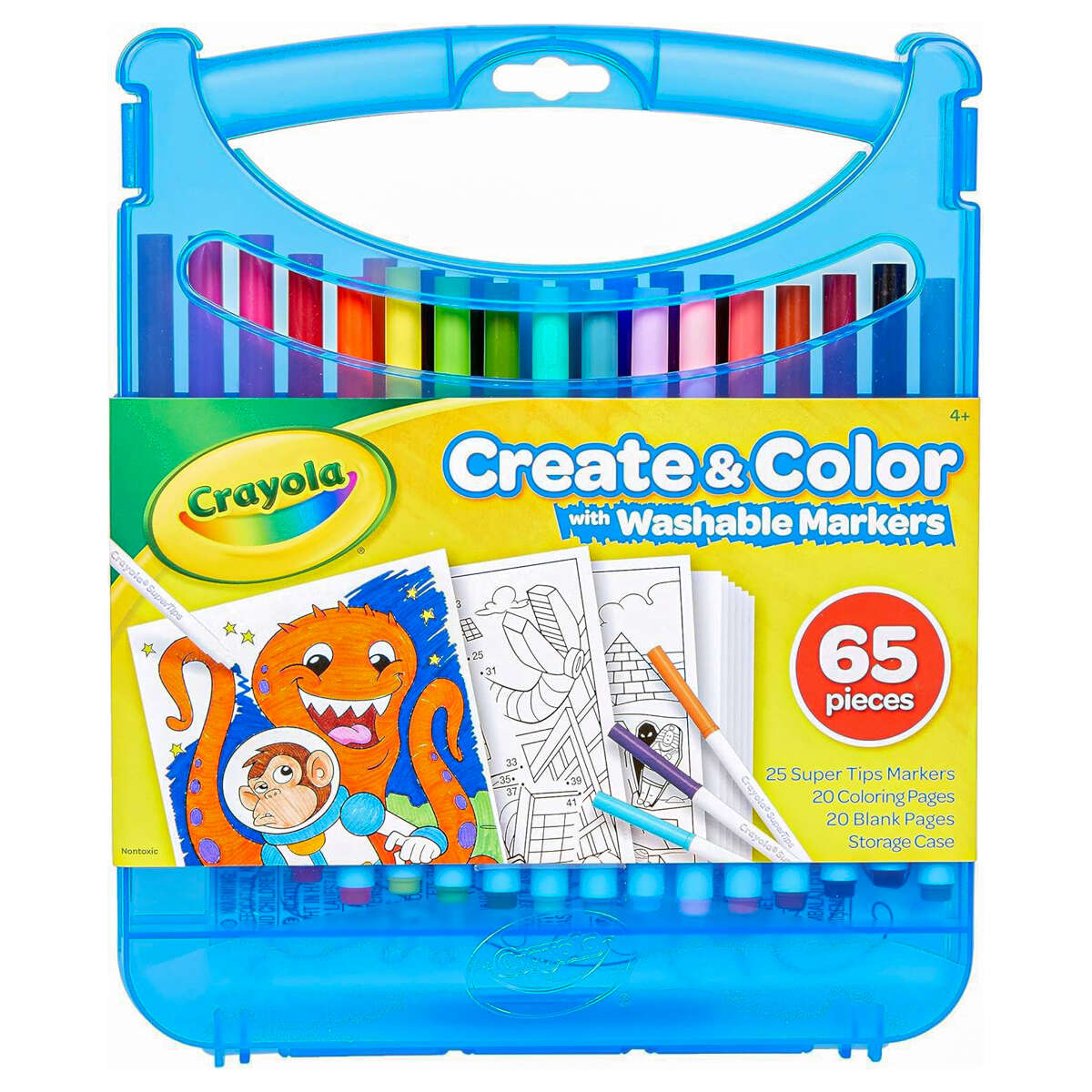 Crayola Create Color 25 Super Tips Washable Markers Kit — Booghe