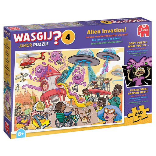 Wasgij Junior 4: Alien Invasion! 240 Piece Puzzle