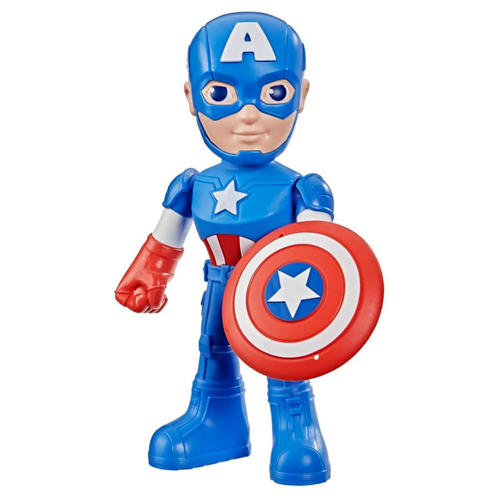 Marvel Spidey and his Amazing Friends Captain America: Steve Rogers 9" Figure 