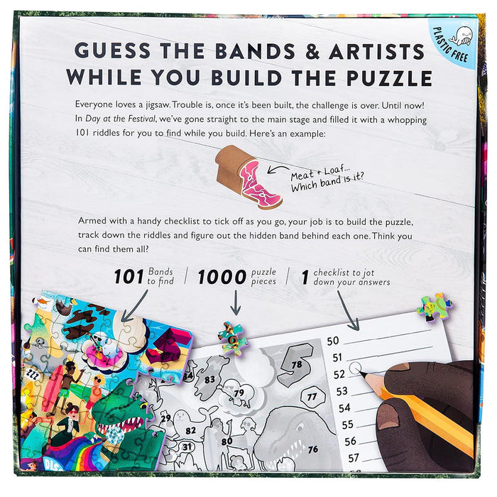Puzzle Day at the Festival 1000 Piece Jigsaw Puzzle