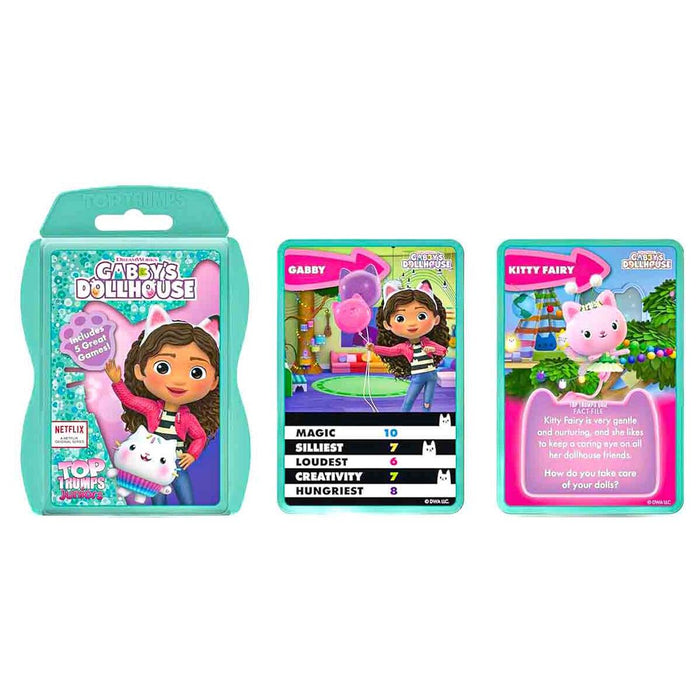 Gabby’s Dollhouse Top Trumps Juniors Card Game