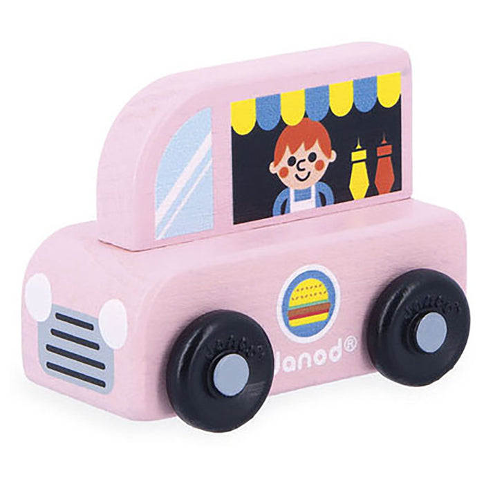 Janod Cross Roads City Wooden Food Truck