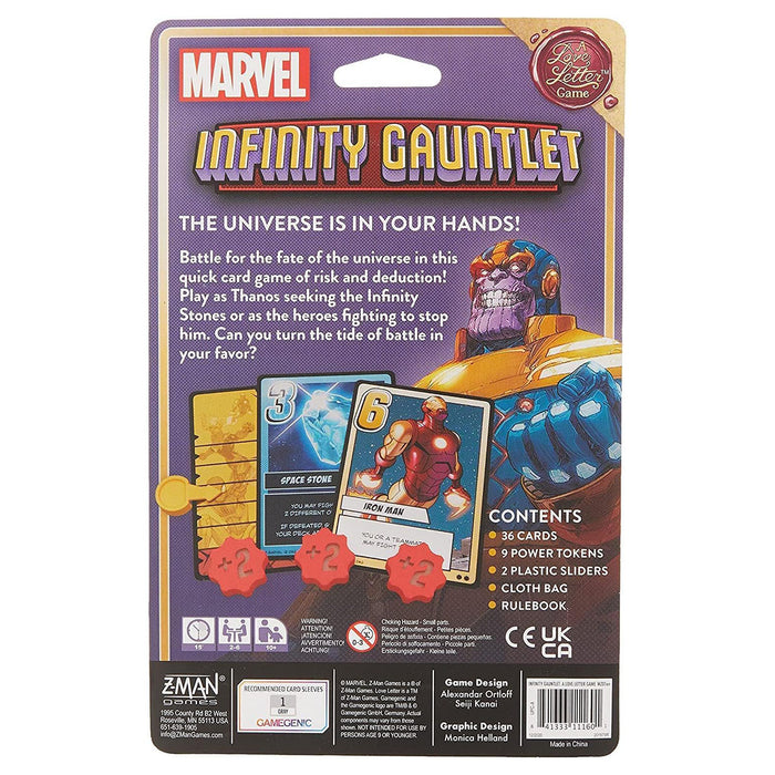 Marvel Infinity Gauntlet: A Love Letter Game