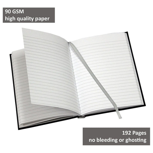 Pukka Pad A5 Case Feint Ruled Black Notebook