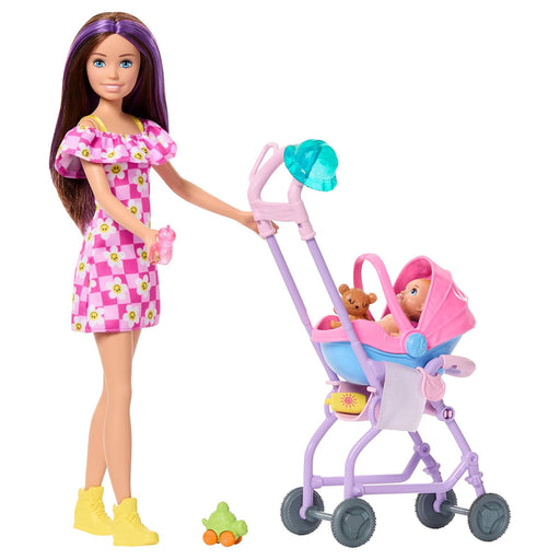 Barbie Family & Friends Skipper Babysitters Inc Doll and Stroller Set
