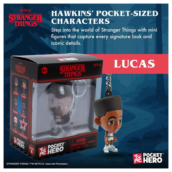 Stranger Things Pocket Hero Lucas Keyring
