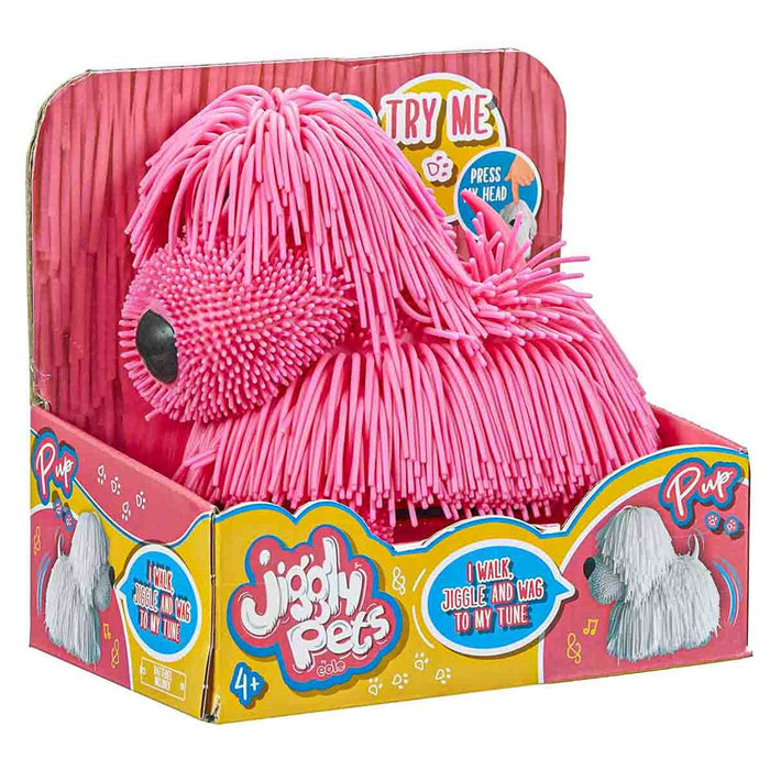 Jiggly Pets Pup Pink