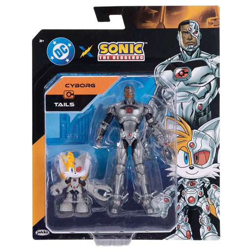 DC x Sonic the Hedgehog Cyborg Tails Figures (2 Pack)