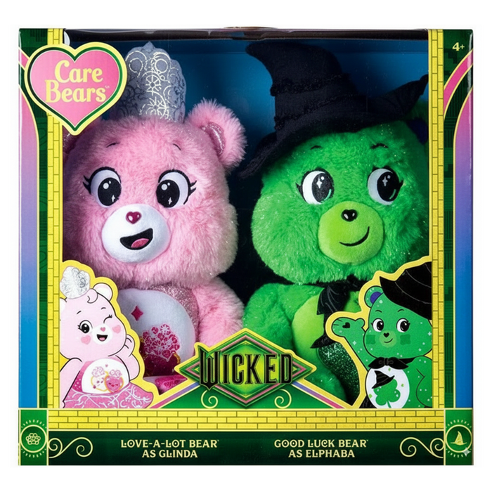 Care Bears x Wicked Glinda and Elphaba 35cm Plush (2 Pack)
