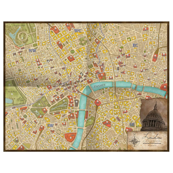 Sherlock Holmes Consulting Detective: Carlton House & Queen's Park Board Game
