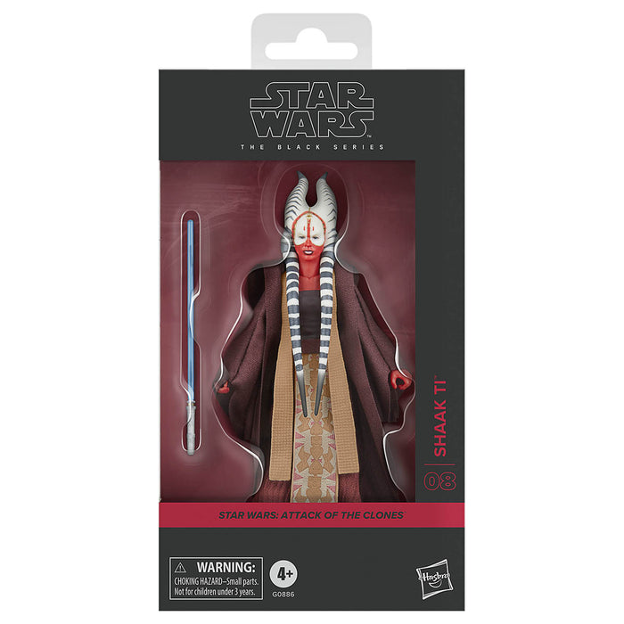 Star Wars The Black Series: Attack of the Clones: Shaak Ti 6" Figure
