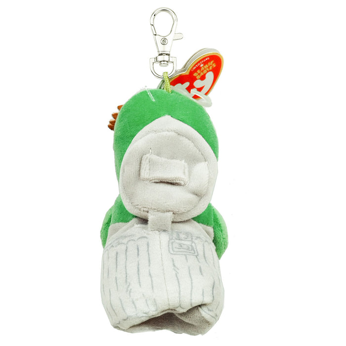 Ty Beanie Babies Sesame Street Oscar the Grouch Plush Key Clip 