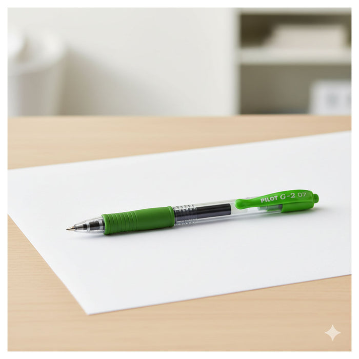 Pilot G-207 Dark Green Gel Ink M Pen