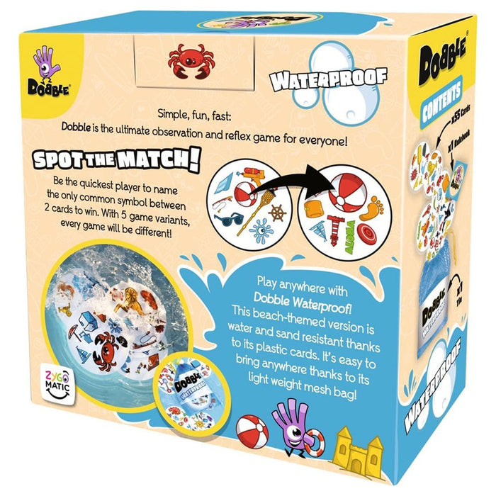 Dobble Beach Waterproof Card Game