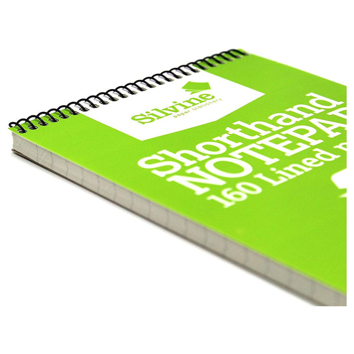 Silvine Shorthand Notepad 100% Recycled 160 Pages Lined