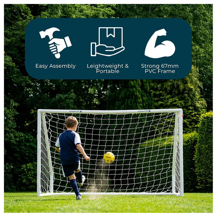 Kickmaster 8ft Premium Football Goal
