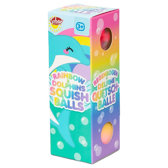 Scrunchems Rainbow & Dophins Squish Balls (3 Pack)