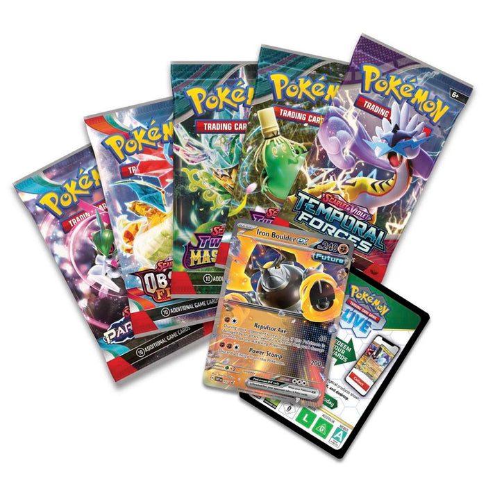 Pokémon TCG: Paradox Destinies Iron Boulder ex Tin