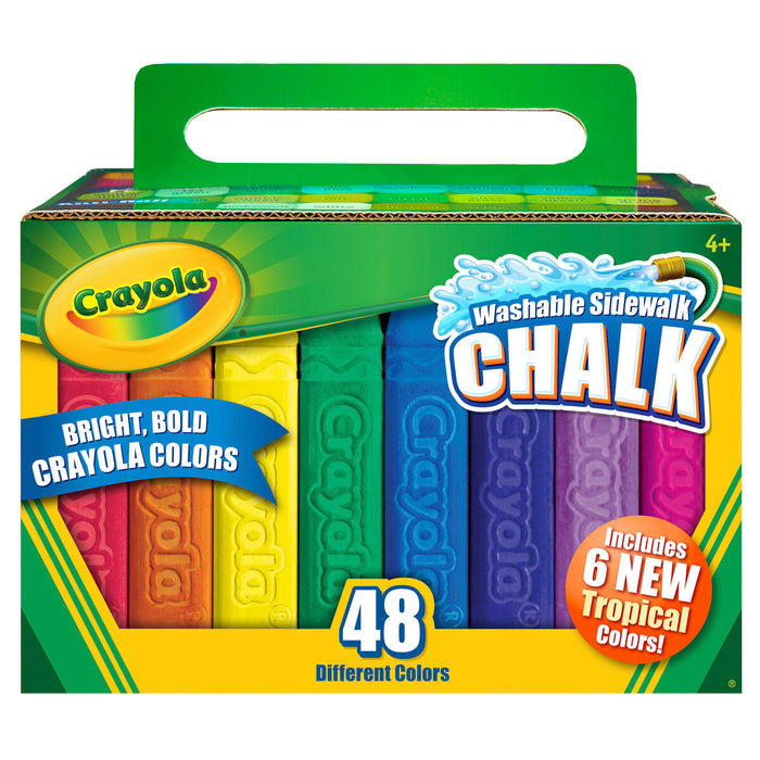 Crayola Washable Sidewalk Chalks Pack of 48