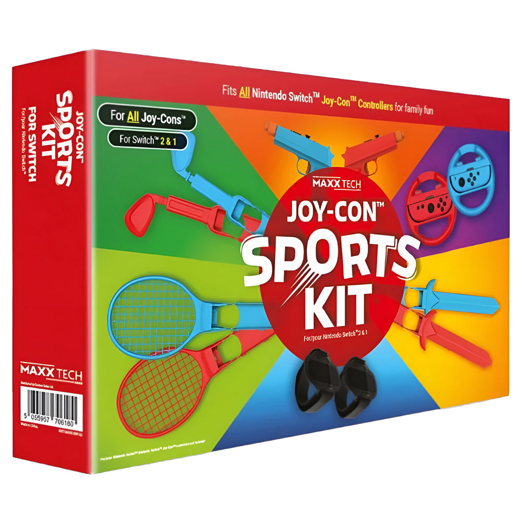 Maxx Tech Joy-Con Sports Kit for Nintendo Switch 2 & 1 — Booghe