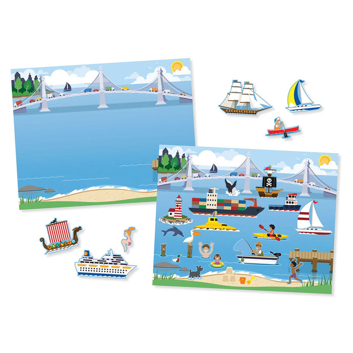 Melissa & Doug Reusable Sticker Pad Vehicles
