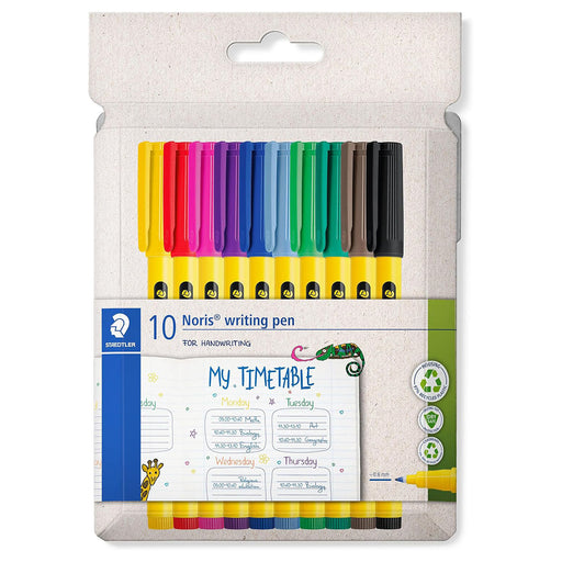 Staedtler Noris Writing Pen Assorted Colours (10 Pack)