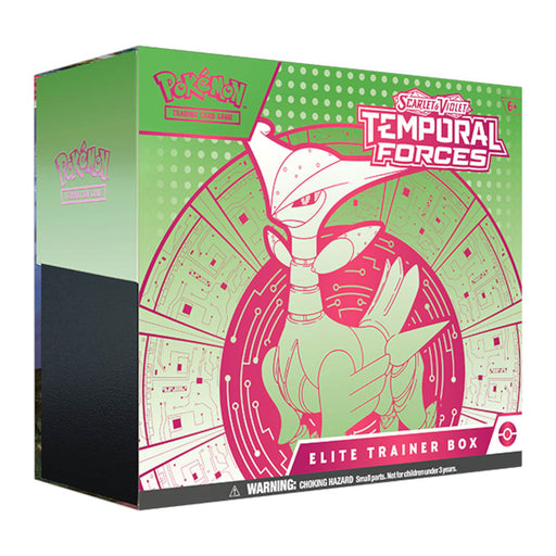 Pokémon TCG Scarlet & Violet: Temporal Forces - Elite Trainer Box - Iron Leaves