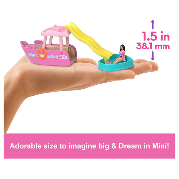 Barbie Mini BarbieLand Colour Change Boat Playset