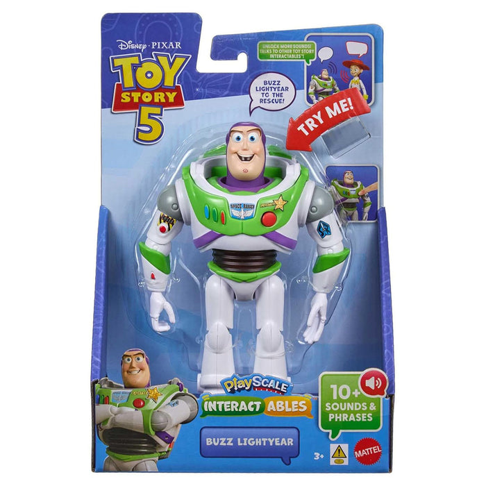 Disney Pixar Toy Story 5 Playscale Interactables Buzz Lightyear Figure