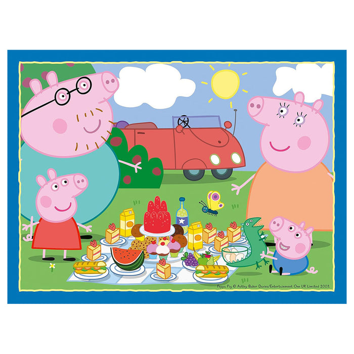 Ravensburger Peppa Pig Fun Day Out 4 in a Box Jigsaw Puzzles