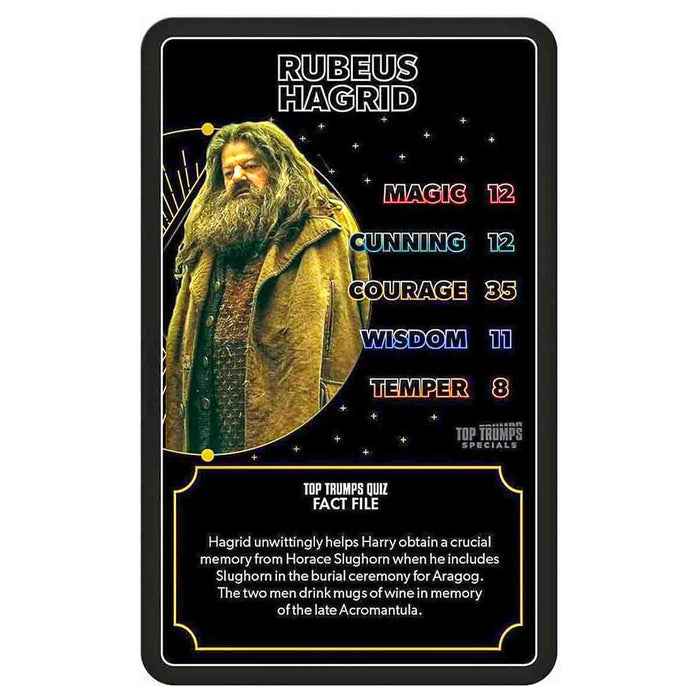 Harry Potter Hogwarts Top Trumps Specials Card Game