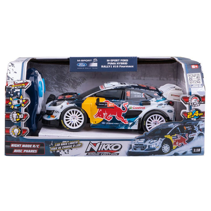 Nikko Radio Control M-Sport Ford Puma Hybrid Rally #16 Fourmaux