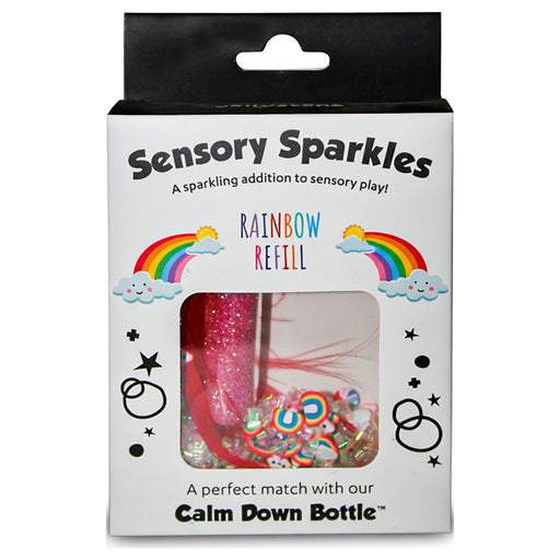 Jellystone Designs Sensory Sparkles Rainbow Refill for the Calm Down Bottle