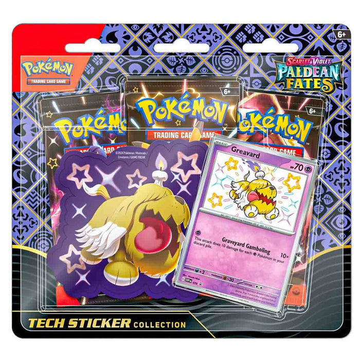 Pokemon Trading Card Game: Scarlet & Violet 4.5: Paldean Fates Tech Sticker Collection - Greavard 