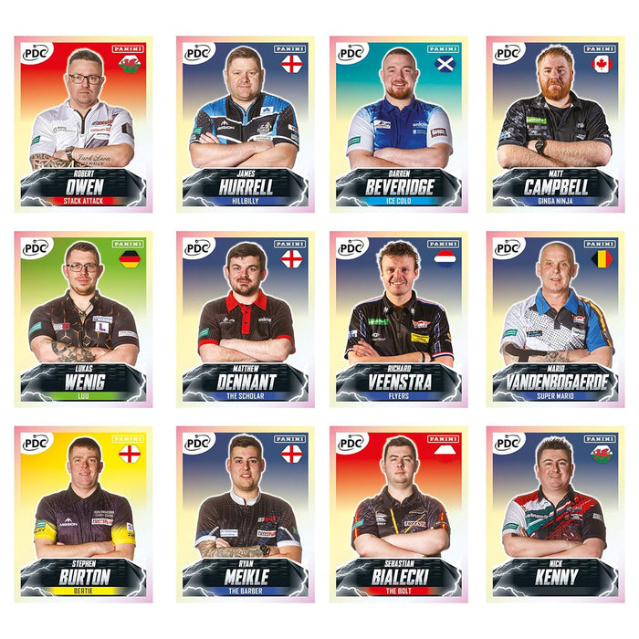 Panini PDC 2026 World Championship Darts Sticker Collection Multipack