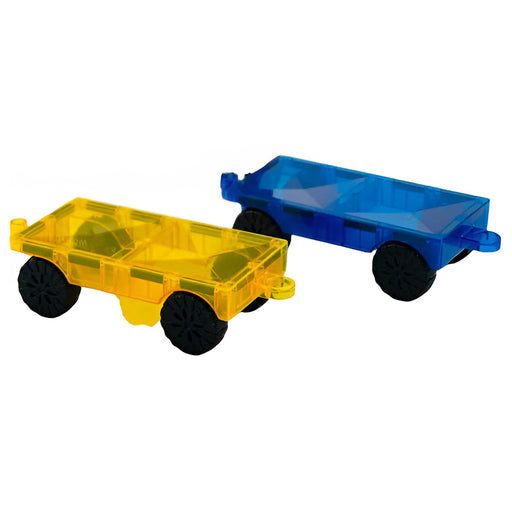 Connetix Magnetic Tiles Rainbow Car Pack 2 Pieces