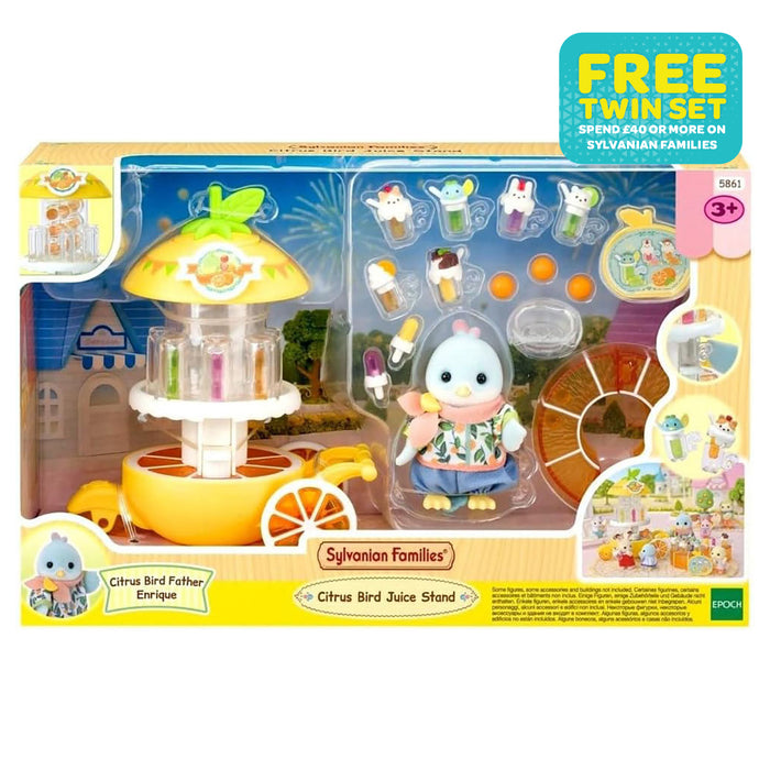 Sylvanian Families Citrus Bird Juice Stand Playset