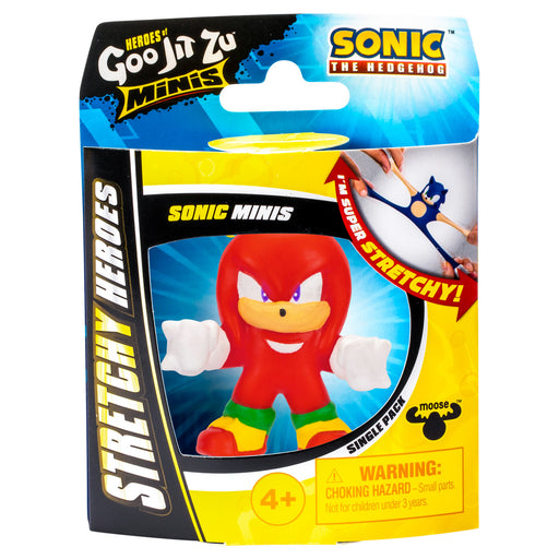Heroes of Goo Jit Zu Minis Sonic the Hedgehog Knuckles 2.5" Stretch Figure