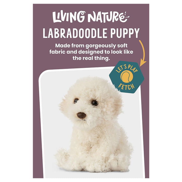 Living Nature Labradoodle Puppy Soft Toy