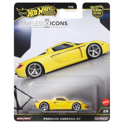 Hot Wheels Car Culture Timeless Icons Porsche Carrera GT Car 3/5