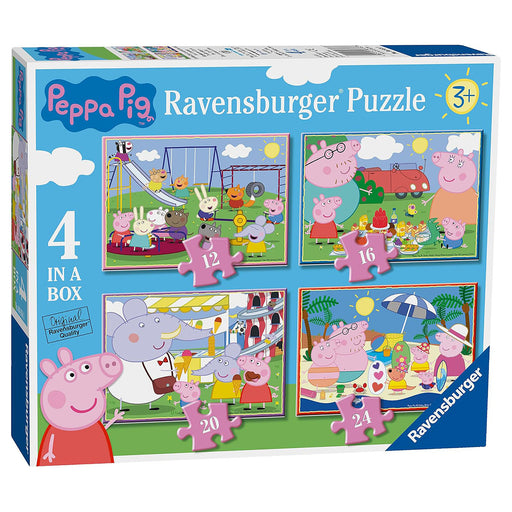 Ravensburger Peppa Pig Fun Day Out 4 in a Box Jigsaw Puzzles